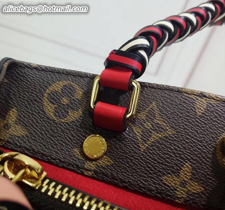 Classic Hot Louis Vuitton Braided Handle Monogram Canvas Montaigne BB Bag M44671 2019