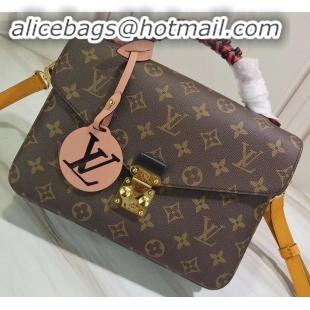 Sumptuous Louis Vuitton Braided Handle Monogram Canvas Pochette Metis Bag M43984 Red 2019