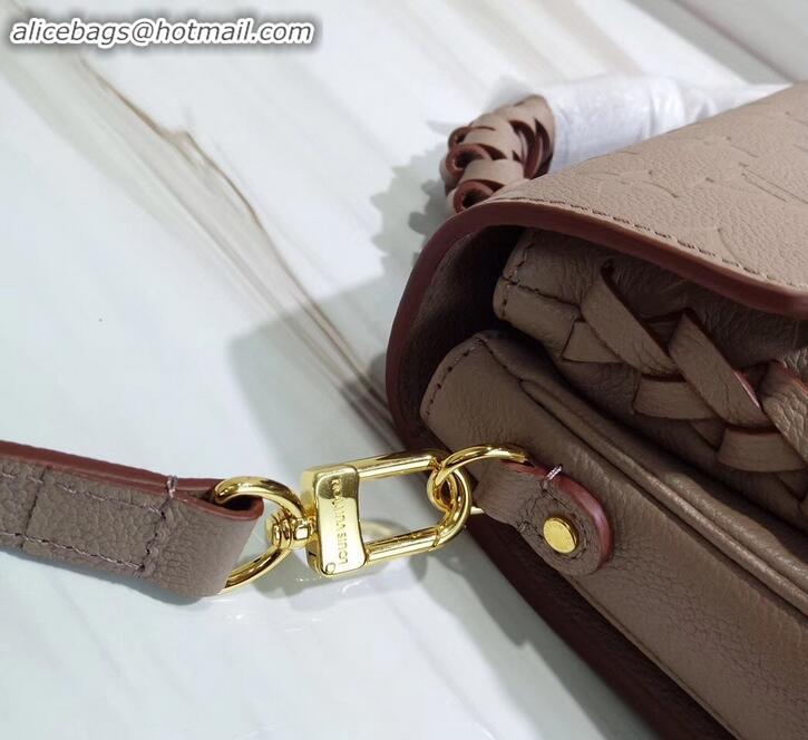 Best Product Louis Vuitton Braided Handle Monogram Empreinte Pochette Metis Bag M43941 Vison