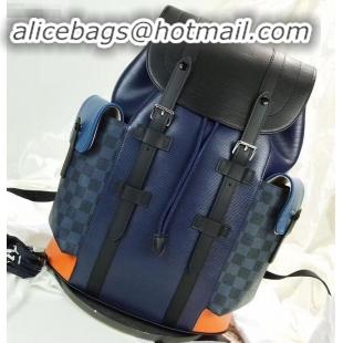 Duplicate Louis Vuitton Epi Patchwork Christopher PM Backpack Bag M51457 Damier Graphite Canvas