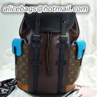 Pretty Style Louis Vuitton Epi Patchwork Christopher PM Backpack Bag M51458 Monogram Canvas