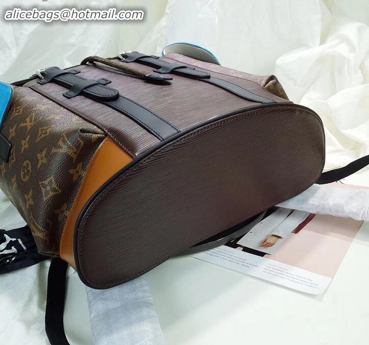 Pretty Style Louis Vuitton Epi Patchwork Christopher PM Backpack Bag M51458 Monogram Canvas