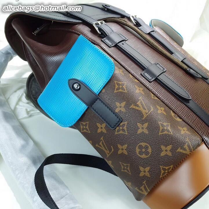 Pretty Style Louis Vuitton Epi Patchwork Christopher PM Backpack Bag M51458 Monogram Canvas