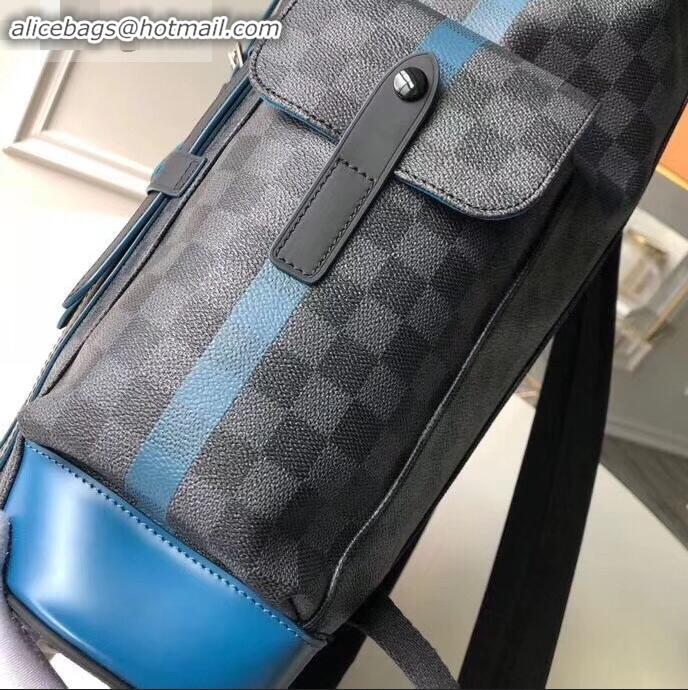 Good Quality Louis Vuitton Damier Graphite Canvas Christopher PM Backpack Bag N42422