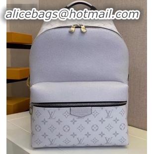 Popular Style Louis Vuitton Monogram Canvas and Taiga Leather Discovery Backpack PM Bag M30232 White 2019