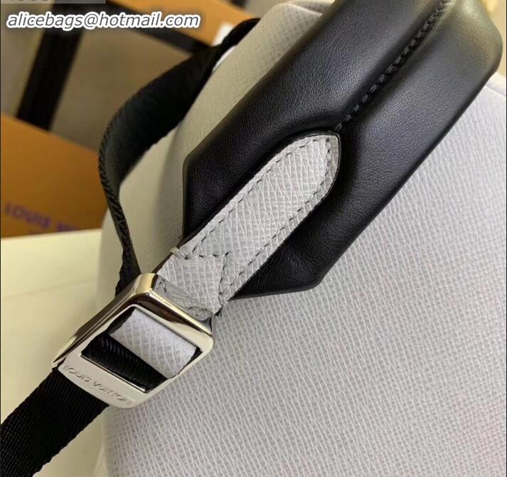 Popular Style Louis Vuitton Monogram Canvas and Taiga Leather Discovery Backpack PM Bag M30232 White 2019