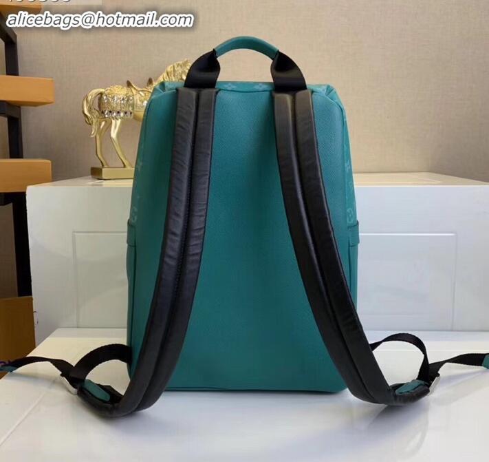 Durable Faux Louis Vuitton Monogram Canvas and Taiga Leather Discovery Backpack PM Bag M30227 Green 2019