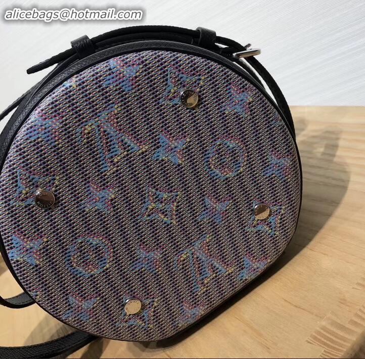 Top Design Louis Vuitton Monogram LV Pop Print Cannes Beauty Case Bucket Bag M55457 Black 2019