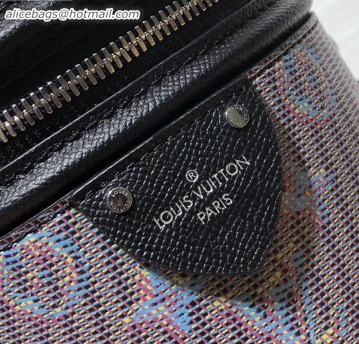 Top Design Louis Vuitton Monogram LV Pop Print Cannes Beauty Case Bucket Bag M55457 Black 2019