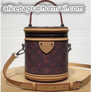 Best Price Louis Vuitton Monogram LV Pop Print Cannes Beauty Case Bucket Bag M55457 Pink 2019