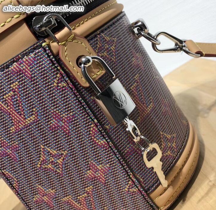 Best Price Louis Vuitton Monogram LV Pop Print Cannes Beauty Case Bucket Bag M55457 Pink 2019