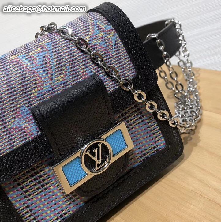 New Style Louis Vuitton Monogram LV Pop Print Dauphine BB Bumbag M68619 Blue 2019