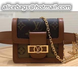 New Product Louis Vuitton Monogram and Monogram Reverse Canvas Dauphine BB Bumbag M68621 2019