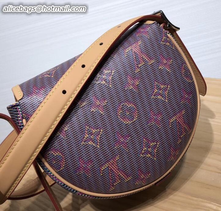 Fashion Louis Vuitton Monogram LV Pop Print Tambourin Bag M55460 Pink 2019