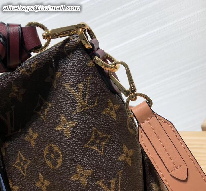 Luxury Louis Vuitton Braided Handle Monogram Canvas Beaubourg Hobo Bag M55461