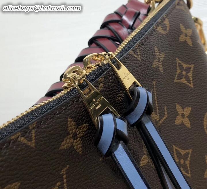 Luxury Louis Vuitton Braided Handle Monogram Canvas Beaubourg Hobo Bag M55461