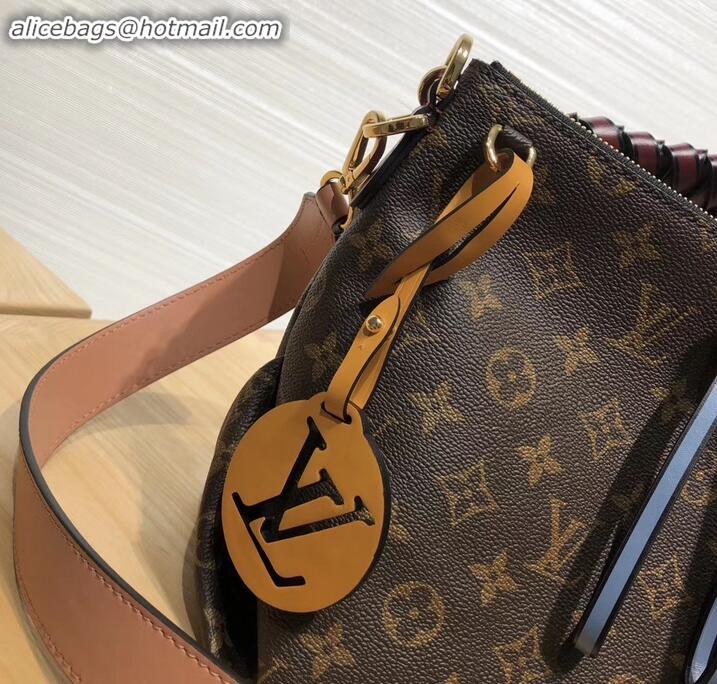 Luxury Louis Vuitton Braided Handle Monogram Canvas Beaubourg Hobo Bag M55461