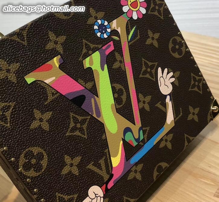  Charming Louis Vuitton Print Monogram Canvas Box Bag M55466