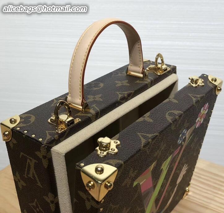  Charming Louis Vuitton Print Monogram Canvas Box Bag M55466