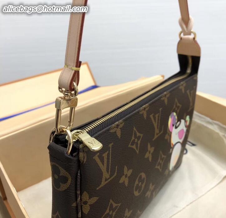 Good Quality Louis Vuitton Print Monogram Canvas Pochette Accessoires Bag 083001 2019