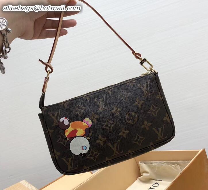 Good Quality Louis Vuitton Print Monogram Canvas Pochette Accessoires Bag 083001 2019