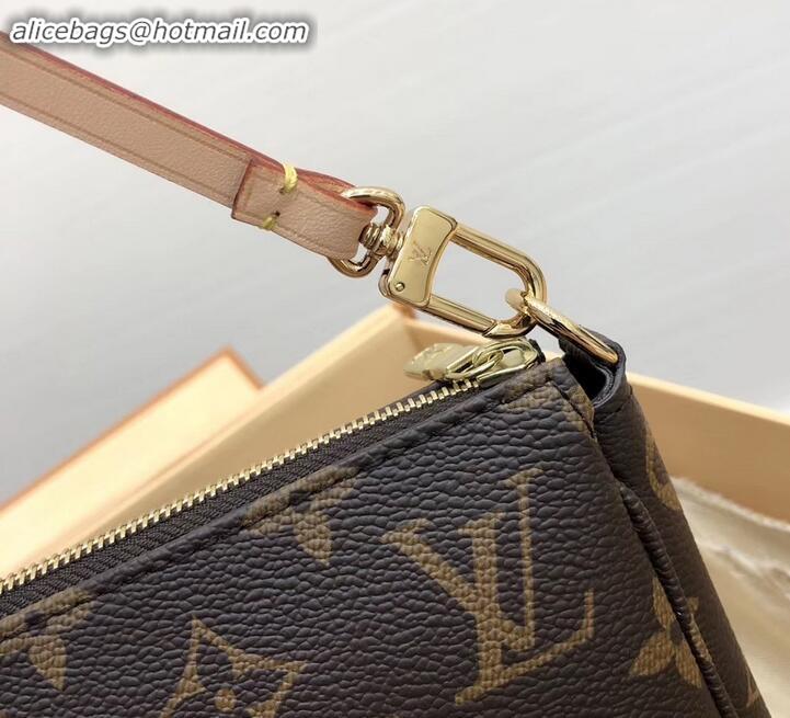 Good Quality Louis Vuitton Print Monogram Canvas Pochette Accessoires Bag 083001 2019