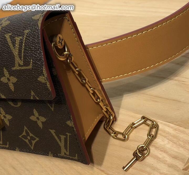 Fashion Louis Vuitton Monogram Canvas S Lock Belt Pouch PM/MM/GM Bag M44667/M68549/M68550 2019