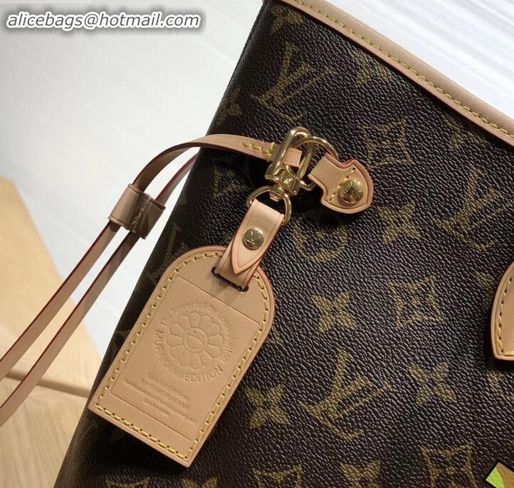 Trendy Design Louis Vuitton Logo Print Monogram Canvas Neverfull MM Tote Bag M68555 2019