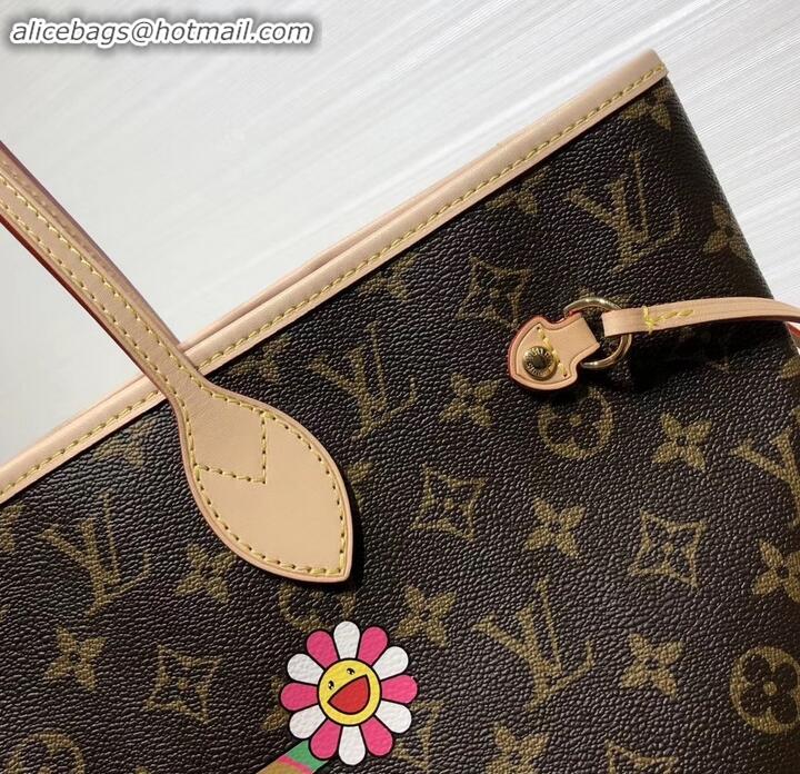 Trendy Design Louis Vuitton Logo Print Monogram Canvas Neverfull MM Tote Bag M68555 2019