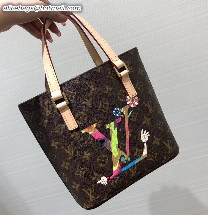 Discount Louis Vuitton Logo Print Monogram Canvas Shoppint Tote Bag M68555 2019