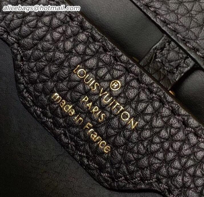 Best Product Louis Vuitton Capucines BB Bag Braided Handle and Strap M55236 Black 