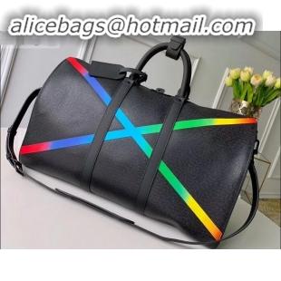 Discount Louis Vuitton Rainbow Keepall Bandoulière 50 Bag M30345 2019