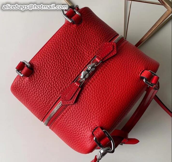 Stylish Louis Vuitton Cube-shaped Néo Square Bag M55475 Rouge 2019