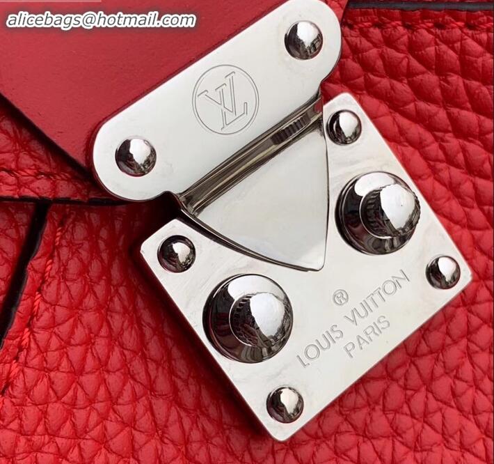 Stylish Louis Vuitton Cube-shaped Néo Square Bag M55475 Rouge 2019