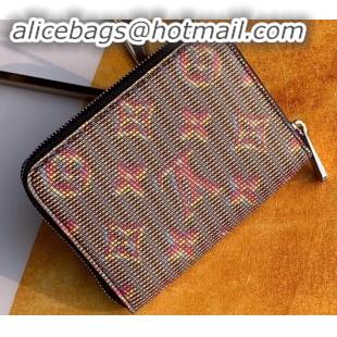 Expensive Louis Vuitton Monogram LV Pop Zippy Coin Purse M68663 Pink 2019