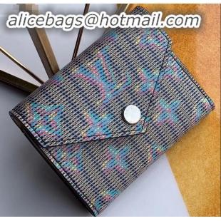 Good Quality Louis Vuitton Monogram LV Pop Zoe Wallet N60282 Blue 2019