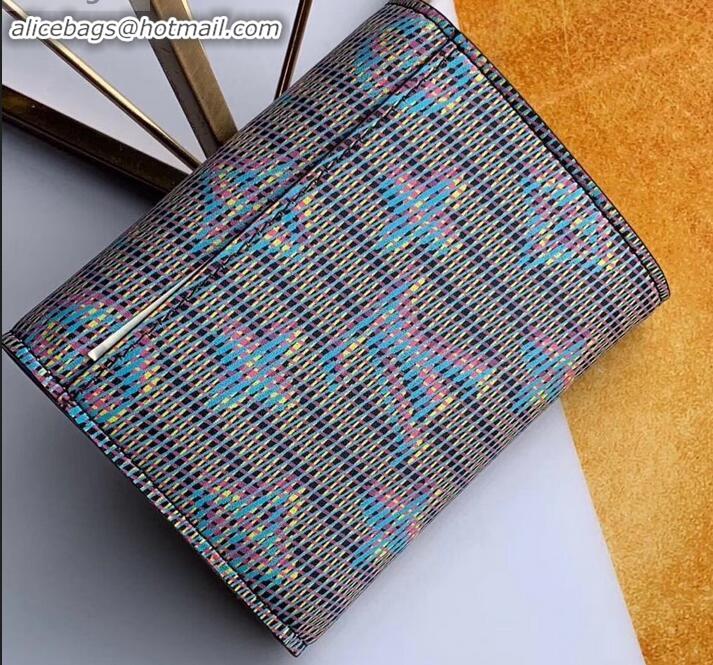 Good Quality Louis Vuitton Monogram LV Pop Zoe Wallet N60282 Blue 2019