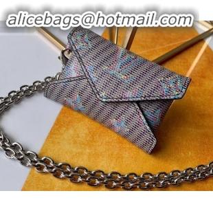 Most Popular Louis Vuitton Monogram LV Pop Kirigami Necklace Envelope Pouch Bag M68614 Pink 2019