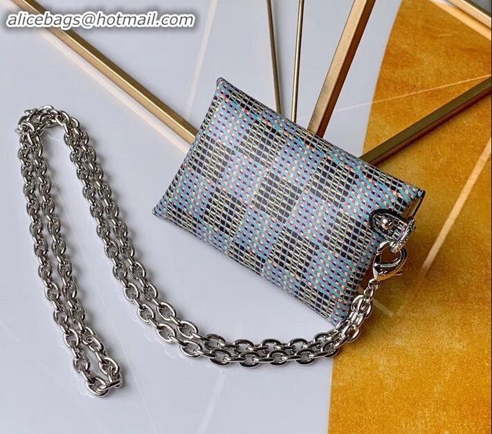 Purchase Louis Vuitton Monogram LV Pop Kirigami Necklace Envelope Pouch Bag M68613 Blue 2019