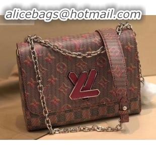 Stylish Louis Vuitton Monogram LV Pop Print Twist MM Bag M55480 Pink 2019