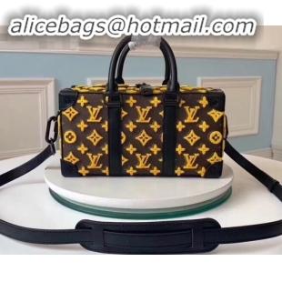 Best Price Louis Vuitton Monogram Canvas Rectangle Runway Bag M44483 Yellow Logo 2019