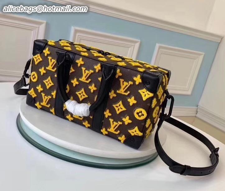 Best Price Louis Vuitton Monogram Canvas Rectangle Runway Bag M44483 Yellow Logo 2019