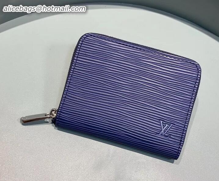 Best Product Louis Vuitton Epi Leather Zippy Coin Purse M60384 Indigo