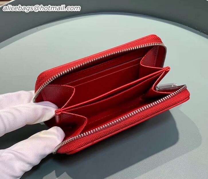 Popular Style Louis Vuitton Epi Leather Zippy Coin Purse M60720 Coquelicot