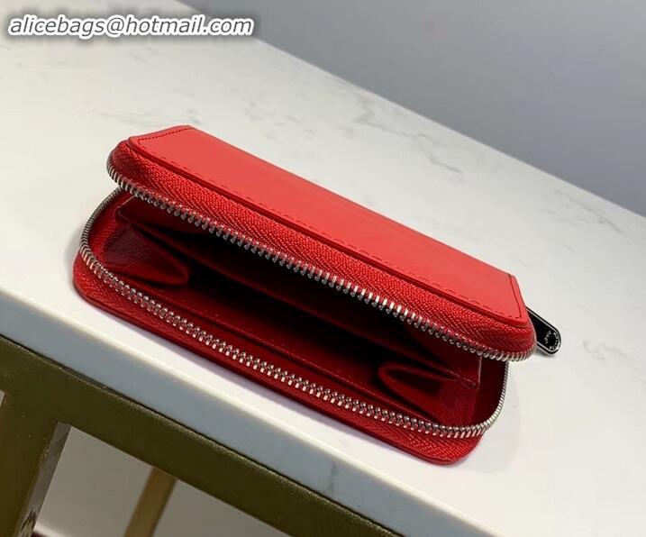 Popular Style Louis Vuitton Epi Leather Zippy Coin Purse M60720 Coquelicot