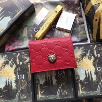 Promotion Gucci Signature card case with cat 548057 red