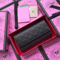 Stylish Gucci Calf leather Wallet 410100 black