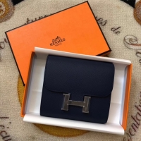 Good Product Hermes Constance Wallets espom leather H2297 Royal Blue