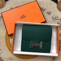 Hot Style Hermes Constance Wallets espom leather H2297 green