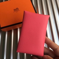 Unique Style Hermes Bastia Epsom card case H0369 Watermelon Red